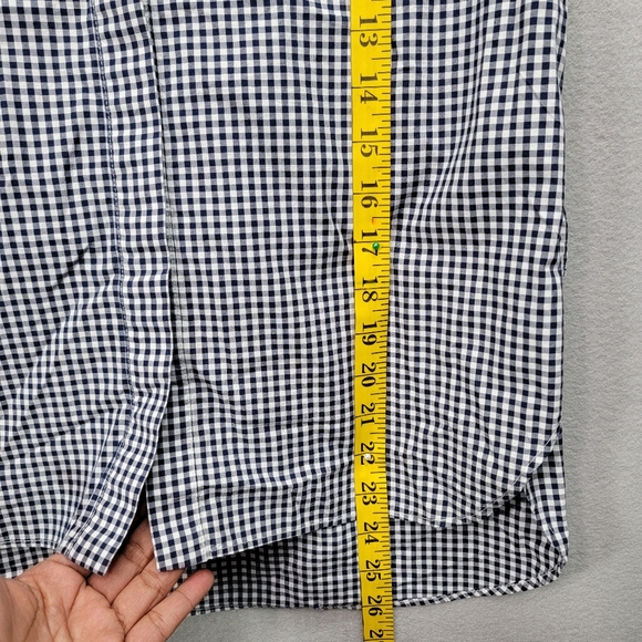 RAG & BONE WENDY GINGHAM TIE-FRONT SHIRT, SIZE S - Picture 8 of 8